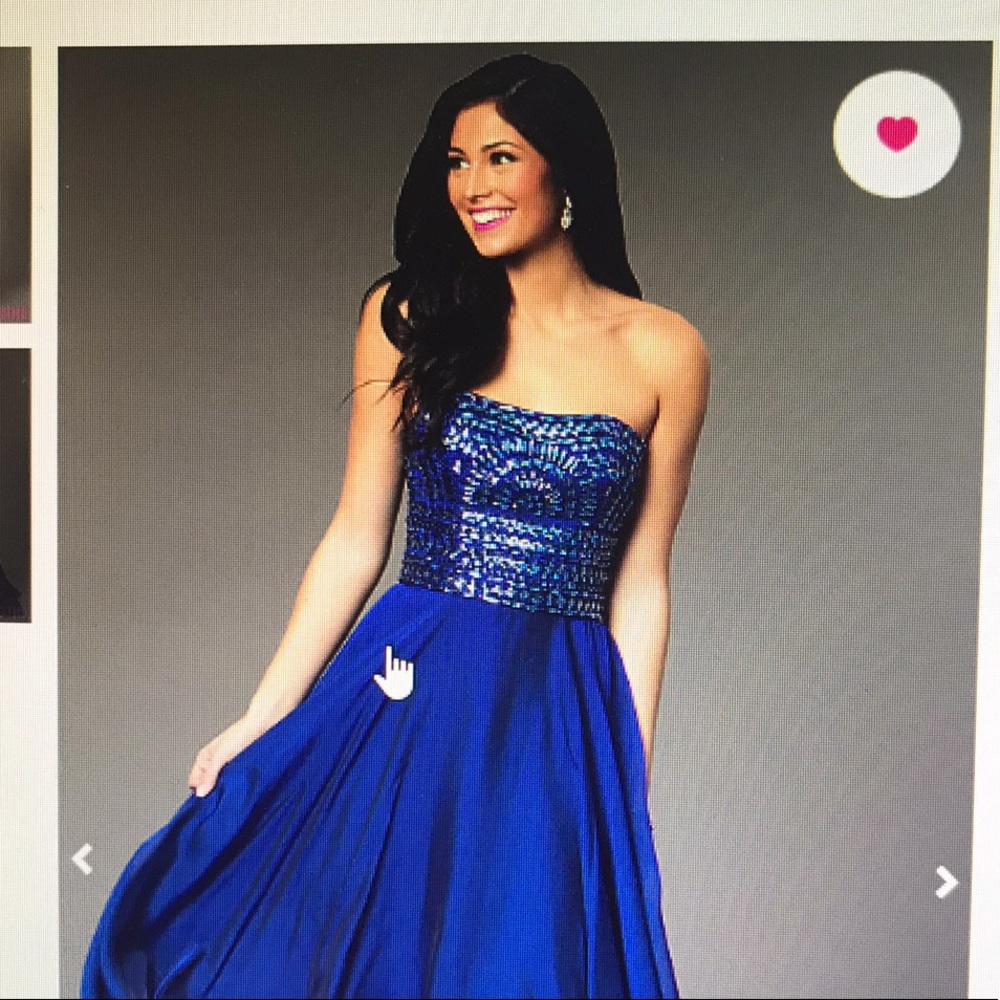 My blue prom dress